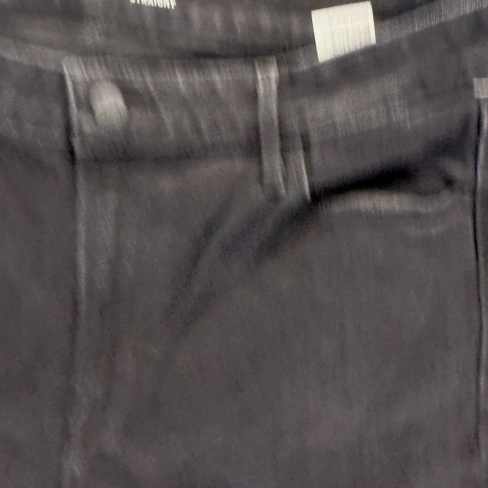 Old Navy Jeans Womens 14 Black Cotton Denim Straight Leg Travel Utility Workwear